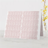 複雑鮮やかな幾何学的なモットを特徴とする敷物 カード (黄色い花)