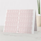 複雑鮮やかな幾何学的なモットを特徴とする敷物 カード (裏面)