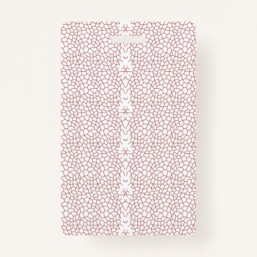 複雑鮮やかな幾何学的なモットを特徴とする敷物 バッジ (正面)