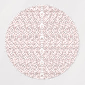 複雑鮮やかな幾何学的なモットを特徴とする敷物 ラベル (デザイン1)
