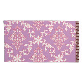 複雑鮮やかな模様を織り込んだ織物デザイン 枕カバー (裏面-右)