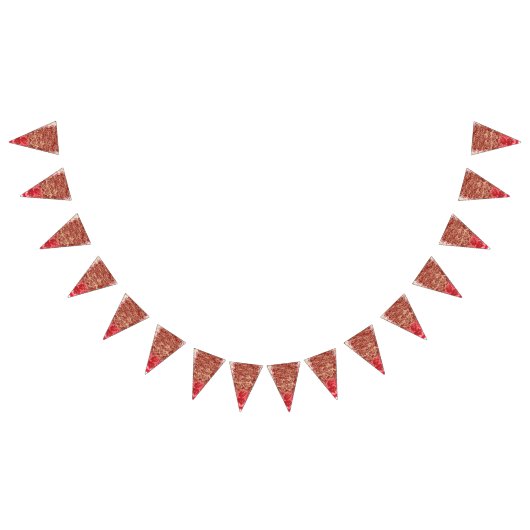 複雑鮮やか伝統的なフロを織り交ぜた織物 バンティングフラッグ (全)