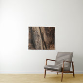 褐色と灰色の岩の形成 タペストリー (インサイチュ(横))