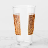 褐色のカウボーイファッション西素朴皮 タンブラーグラス (右)
