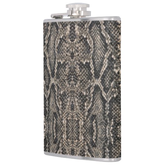 褐色のヘビの皮膚パターン | フラスク (左)