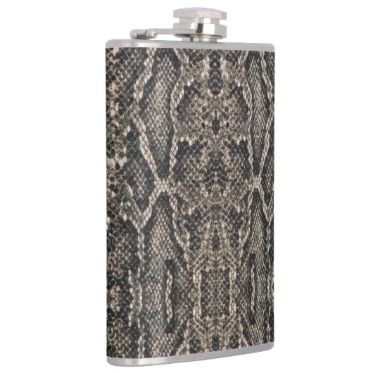 褐色のヘビの皮膚パターン | フラスク (右)