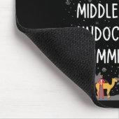 褐色の皮をした中葉の誕生を喜ぶ マウスパッド (コーナー)