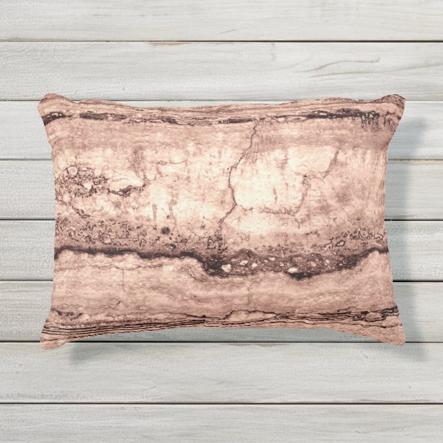 褐色ベピモダンア焦げオレンジ色の花崗岩 アウトドアクッション (正面)