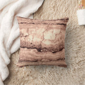 褐色ベピモダンア焦げオレンジ色の花崗岩 クッション (ブランケット)