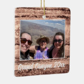 褐色ベピモダンア焦げオレンジ色の花崗岩 セラミックオーナメント (右)