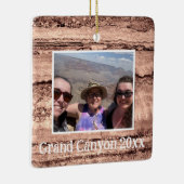 褐色ベピモダンア焦げオレンジ色の花崗岩 セラミックオーナメント (右)