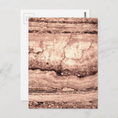 褐色ベピモダンア焦げオレンジ色の花崗岩 ポストカード (正面/裏面)
