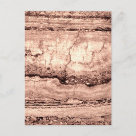 褐色ベピモダンア焦げオレンジ色の花崗岩 ポストカード