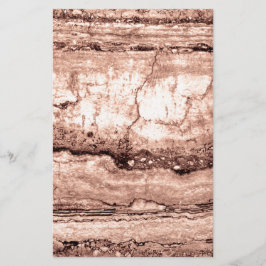 褐色ベピモダンア焦げオレンジ色の花崗岩 便箋