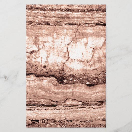 褐色ベピモダンア焦げオレンジ色の花崗岩 便箋 (正面)