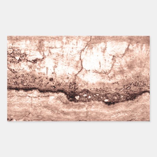 褐色ベピモダンア焦げオレンジ色の花崗岩 長方形シール (正面)