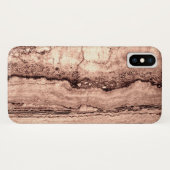 褐色ベピモダンア焦げオレンジ色の花崗岩 Case-Mate iPhoneケース (裏面(横))