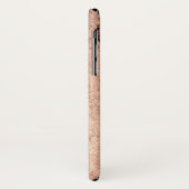 褐色ベピモダンア焦げオレンジ色の花崗岩 Case-Mate iPhoneケース (裏面/左)