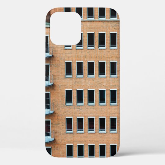 褐色レンガ壁建物 Case-Mate iPhoneケース (裏面)