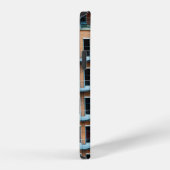 褐色レンガ壁建物 iPhoneケース (右側面)