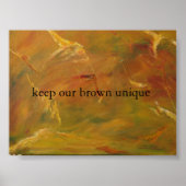 褐色土 ポスター (正面)