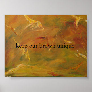 褐色土 ポスター