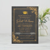 褐色大学の卒業 招待状 (スタンド正面)