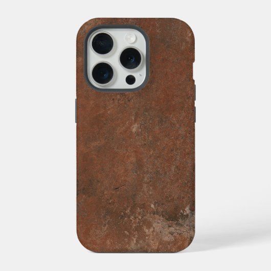 褐色天然砂岩 iPhoneケース (裏面)