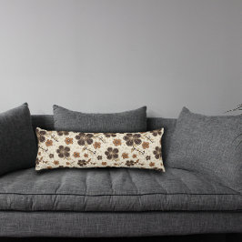 褐色天然花 ボディピロー