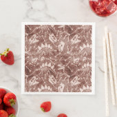 褐色恐竜の化石パターン (インサイチュ)