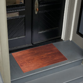 褐色木材抽象芸術 ドアマット