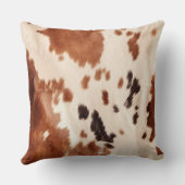 褐色牛革 クッション (裏面)