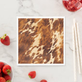 褐色牛革 スタンダードランチョンナプキン (インサイチュ)