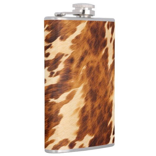 褐色牛革 フラスク (右)