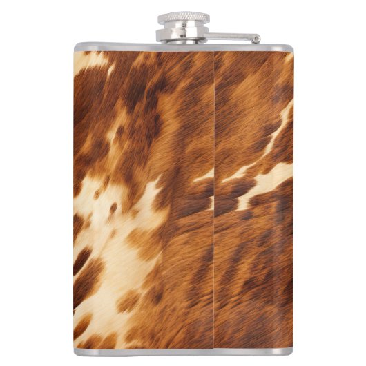 褐色牛革 フラスク (裏面)