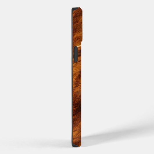 褐色牛革 Case-Mate iPhoneケース (裏面 / 右)