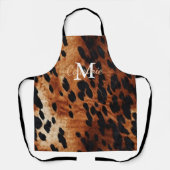 褐色牛駆虫単像 エプロン (正面)