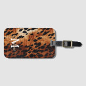 褐色牛駆虫単像 ラゲッジタグ (正面横)