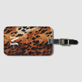 褐色牛駆虫単像 ラゲッジタグ