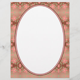 褐色珊瑚フローラ レターヘッド