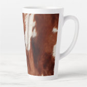 褐色白牛革 カフェラテマグ (右)