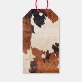 褐色白牛革 ギフトタグ (裏面)