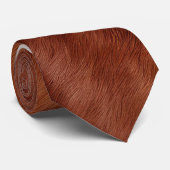 褐色白牛革 ネクタイ (ロール)