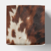 褐色白牛革 フェイバーボックス (上部)