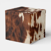 褐色白牛革 フェイバーボックス (裏面サイド)