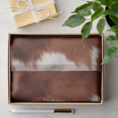 褐色白牛革 薄葉紙 (ギフト)