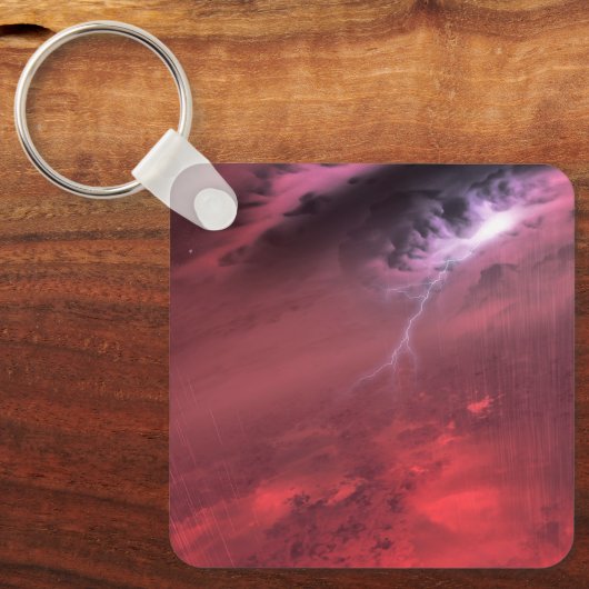 褐色矮星の天気。 キーホルダー (正面)