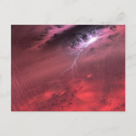 褐色矮星の天気。 ポストカード (正面)