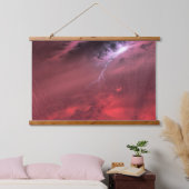 褐色矮星の天気。 吊り下げ型タペストリー (寝室)