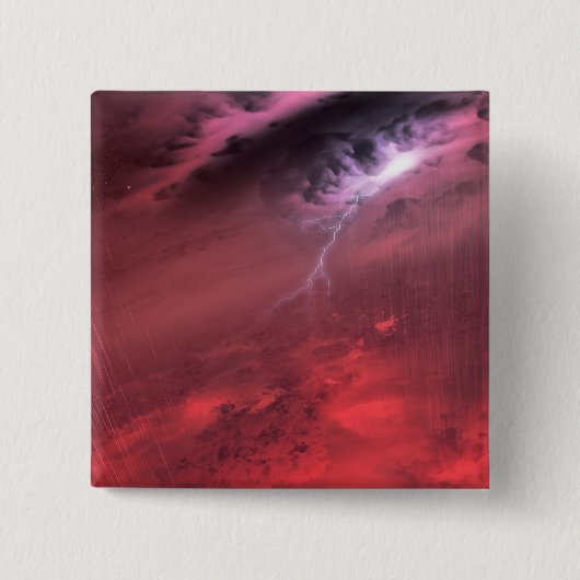 褐色矮星の天気。 缶バッジ (正面)